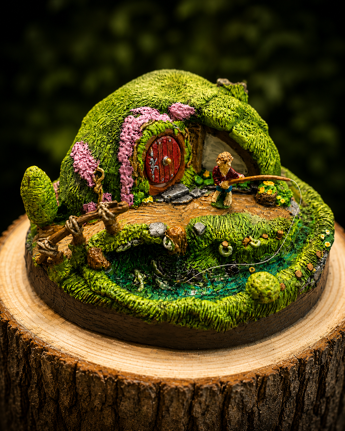 Auenland-Diorama Angeln